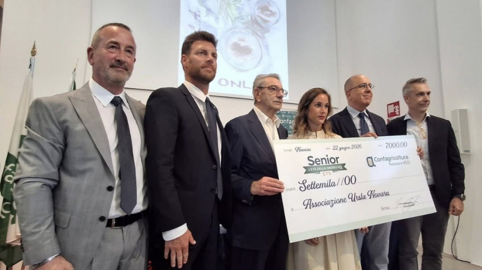 Confagricoltura, donazione all’associazione Ursla Novara ODV: i fondi al Centro SLA